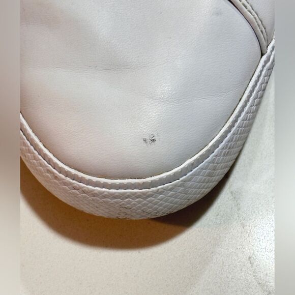 TOMMY HILFIGER | Women's Embossed White Trainers Fashion Sneakers Athletic Shoes - Picture 8 of 12